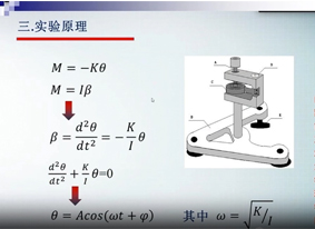 扭摆法测定刚体转动惯量